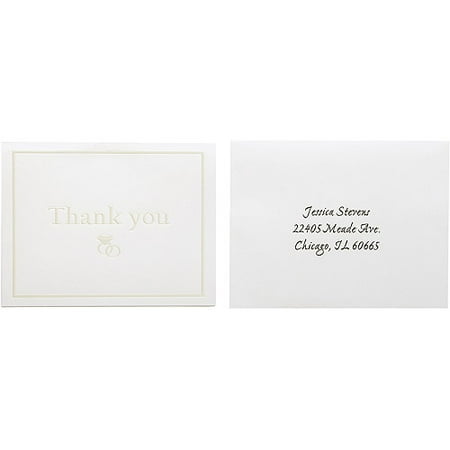 Wilton Wedding Princess Thank You Cards