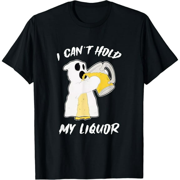 I Can't Hold My Liquor Ghost Halloween Beer T-Shirt