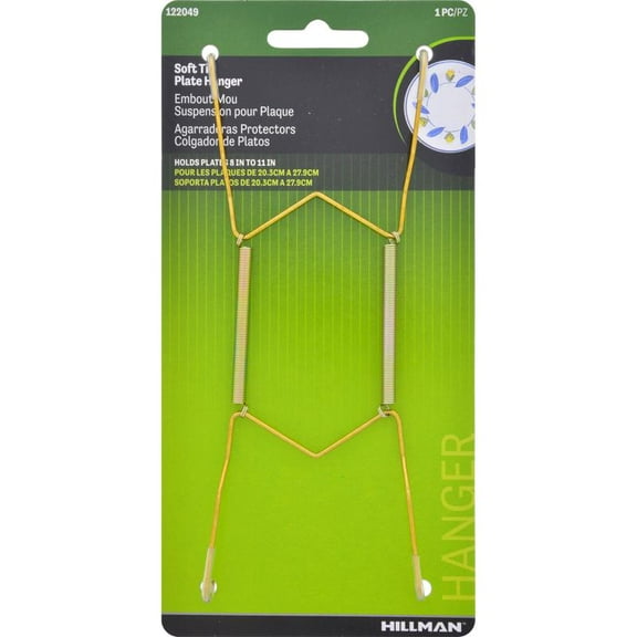 Hillman 11 in. Brass Plate Hanger