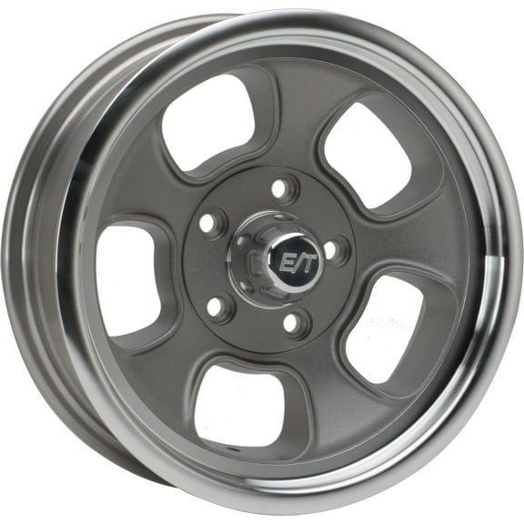 Team III ET Five-Window 15 In Wheel, 15x5, 5 on 4.75, 2-7/8 Backspace