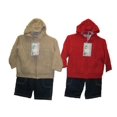 thumbnail image 1 of Infants Sizes 12M/18M/24M Sweater Knit Hoodie Jacket+Denim Pants 2-PC Sets. * 1 Unit Set Pack *, 1 of 2