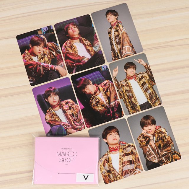 Kpop BTS Bangtan Boys 2019 5Th Muster Magic Shop Mini Photocard Para Regalo Del Ejército
