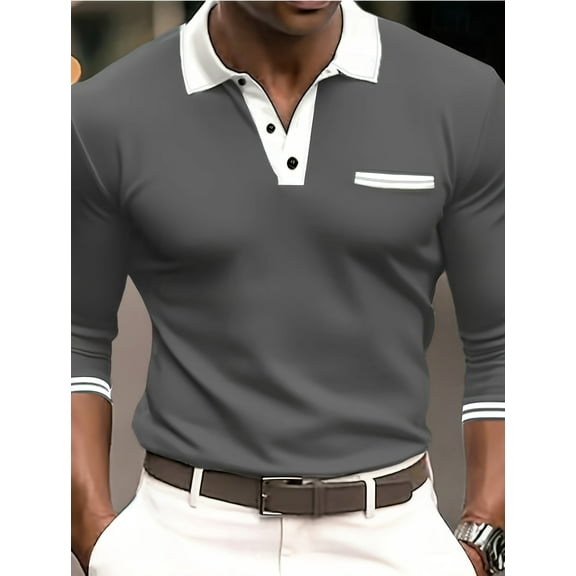 DCDany Mens Short Sleeve Polo Shirts Cotton Golf Shirts Fashion Casual Raglan Golf Polos for Men