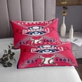 thumbnail image 4 of YST Twin Teen Boys Baseball Quilt Set for Youth,Baseball Coverlet Set,Pink Blue Gray Bedspread Set,Baseball Player Bed Cover with 1 Pillowcase,Cleveland, 4 of 4