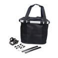 thumbnail image 3 of Cesta de bicicleta, bolso de compras, cesta de almacenamiento de bicicletas, cesta de bicicleta para viajar negro, 3 of 8