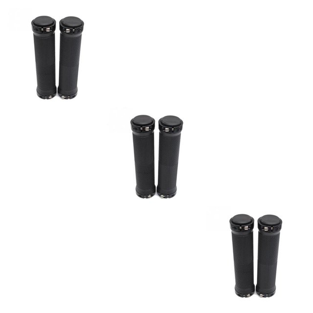 Wosthever 1 par de empuñaduras para manillar de bicicletas, absorción de impactos, extremos rectos para ciclismo, cubierta de aleación de Type1 NO1