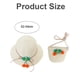 thumbnail image 2 of Conjunto de sombrero y bolso de paja para niñas, sombreros de fiesta de té para niñas, bolsos, gorras de vestir, bolsas, regalo para cumpleaños, verano, viajes en la playa, 2 of 5