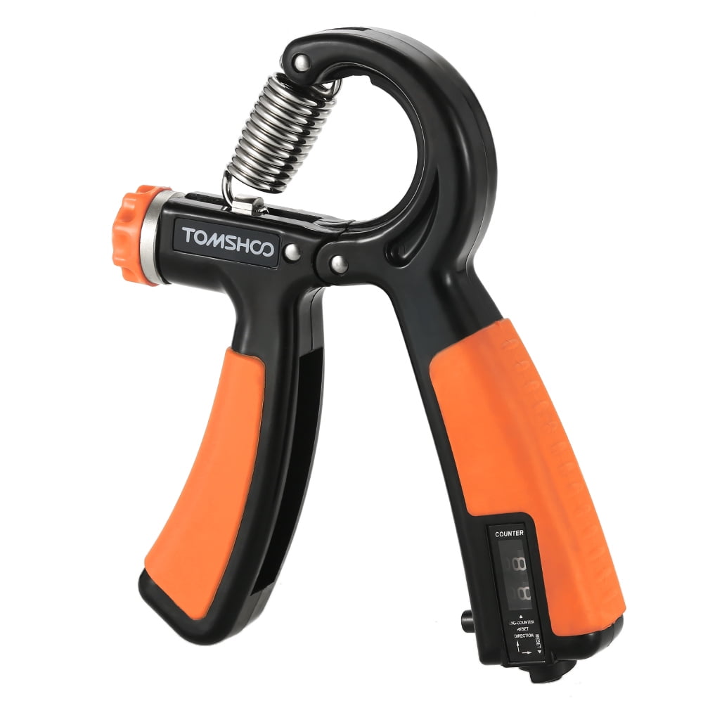 TOMSHOO Adjustable Resistance Hand Grip Strengthener with Counter,22
