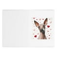 thumbnail image 3 of DistinctInk Greeting Card / Note Card - Valentine's Day Xoloitzcuintli - PACK of 5, 3 of 7