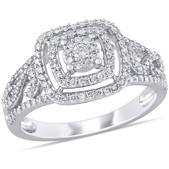 Everly Women's Diamond 10K White Gold Engagement Ring