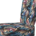thumbnail image 4 of Designart « Charme de Fleur en Spirale » Fauteuil d'Appoint Rembourré Boho Bleu - Fauteuil à Accoudoirs Bohème et Éclectique pour Salon, 4 of 7