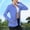 Blue, variant on Womens Casual Hooded Shirts Thin Loose Sun Protection Jacket Solid Color Long Sleeve Anti-UV Outerwear Daily Outings Sunscreen Coat