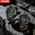 thumbnail image 4 of Leyfeng Camo Watch, Smael Camo Style Men Outdoor Sports Watch Fashion Student Waterproof Digital Wristwatch Adolescent Multifunction Wristwatch, 4 of 8