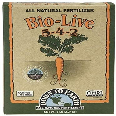 Down to Earth Bio-Live Fertilizer, 5 lb.