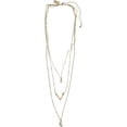 thumbnail image 1 of Aeropostale - Colgante de collar para mujer, paquete de 3, metálico, 20 pulgadas, 1 of 1