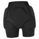 thumbnail image 4 of Pantalones cortos acolchados negros con absorción de impactos para el coxis, protección de cadera para esquí, patinaje en línea, deportes para hombres M, 4 of 8