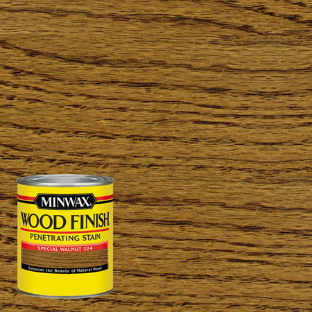 Minwax Wood Finish Penetrating Stain, Special Walnut, 1 (Best Finish For Stained Wood)