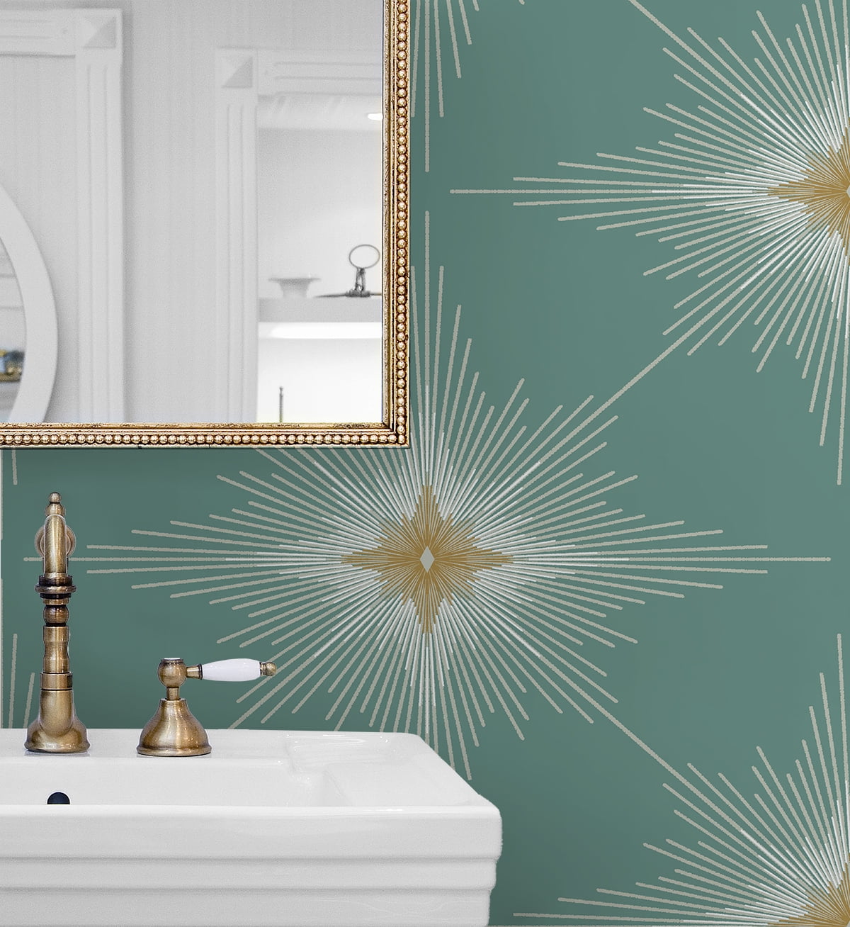 NextWall Seabreeze Stellar Geo Peel and Stick Wallpaper