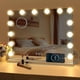 thumbnail image 1 of Hollywood Mirror with USB Makeup Lights - Lighted Mirror with 10 Bulbs and 3 Lighting Modes (Lights Only), 1 of 2