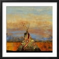 thumbnail image 2 of Art.com Blue Face Art Print by Andrew Michaels, Black Frame Wall Art, 21" x 21", 2 of 5