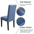 thumbnail image 5 of 4 Pcs Dining Chair Slipcover, High Stretch Removable Washable Chair Seat Protector Cover for Home Party Hotel Wedding Ceremony, 5 of 8