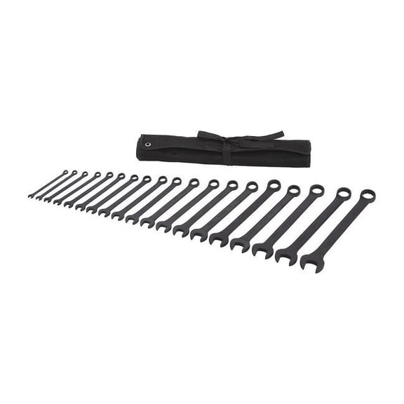 Westward Combination Wrench Set,19 Pieces,12 Pts 54DG10