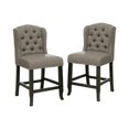thumbnail image 1 of 24/7 Shop at Home Chilmark Counter Stools, Light Gray, 1 of 3