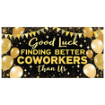 thumbnail image 3 of Decorative Banner Farewell Celebration Festive Design Golden Theme Office Party Backdrop for Coworker Farewell Indoor Event Workplace Gathering, 3 of 8