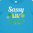 thumbnail image 4 of Inktastic Saint Patrick's Day Sassy Lil' Lassie with Shamrocks Boys or Girls Baby T-Shirt, 4 of 5
