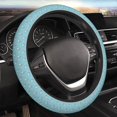 thumbnail image 4 of Kdxio Cute Poodle Dog Print Elastic Stretch Steering Wheel Cover,Auto Steering Wheel Cover,15 Inch Anti-Slip,Warm in Winter and Cool in Summer,Fit Suvs,Vans Cars,Trucks, 4 of 7
