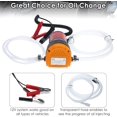 thumbnail image 3 of ZOUSSIQI 12V 80W Oil Change Pump Extractor, Oil/Diesel Fluid Pump Extractor Scavenge Oil Change Pump Transfer Suction Transfer Pump with Tubes Truck Rv Boat ATV CA919-44055, 3 of 9