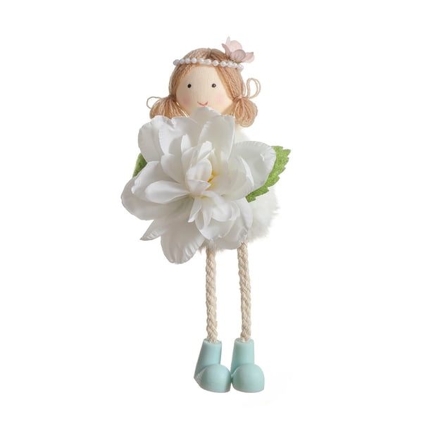 Colgante de niña navideña, decoración para árbol de Navidad, colgante, decoraciones navideñas