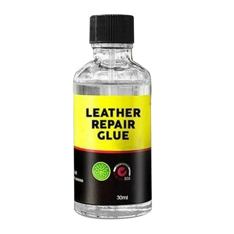 JUNTEX 30/50ml Leather Glue for Belt Sofa Bags Shoes Jacket Scratch Repair  Soft Glue