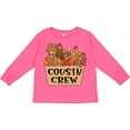 thumbnail image 3 of Inktastic Cousin Crew Cute Turkey Family Boys or Girls Long Sleeve Toddler T-Shirt, 3 of 5