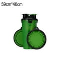 thumbnail image 2 of Las mascotas salen con doble taza de comida y agua, botella de agua potable portátil, hervidor más cuenco plegable para comida para perros, 2 of 5