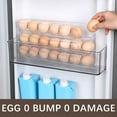 thumbnail image 7 of Guoxxzi Rolling Egg Dispenser, for Refrigerator, Layer Egg Holder for Fridge, Space Saving Egg Organizer Tray, Storage Container for Refrigerator Countertop, 7 of 7