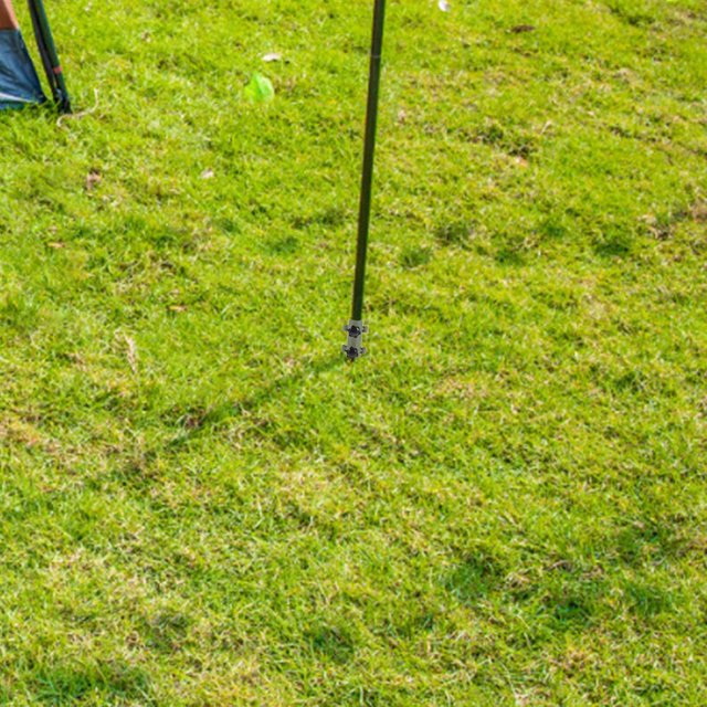 LIFKOME Lot de 2 Support de Tige de Tente en Acier Réutilisable pour Randonnée et Camping 3.94x2.76x1.57 Po