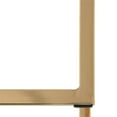 thumbnail image 3 of LeisureMod Quincy Stitched Leather Gold Metal Bar Stools - Modern, Comfortable, and Durable Bar Seating for Kitchen, Home Bar, and Dining Areas in Peacock Blue Set of 2, 3 of 10