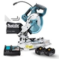 thumbnail image 1 of Sierra Inglete Makita DLS600RTE 6-1/2' 18V +2 Baterías 5.0Ah, 1 of 12