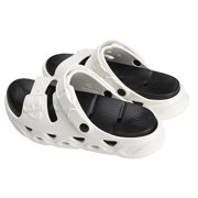 Men's Double Buckle Slide Sandals Non-Slip Sandals for Casual Outdoor Wear
