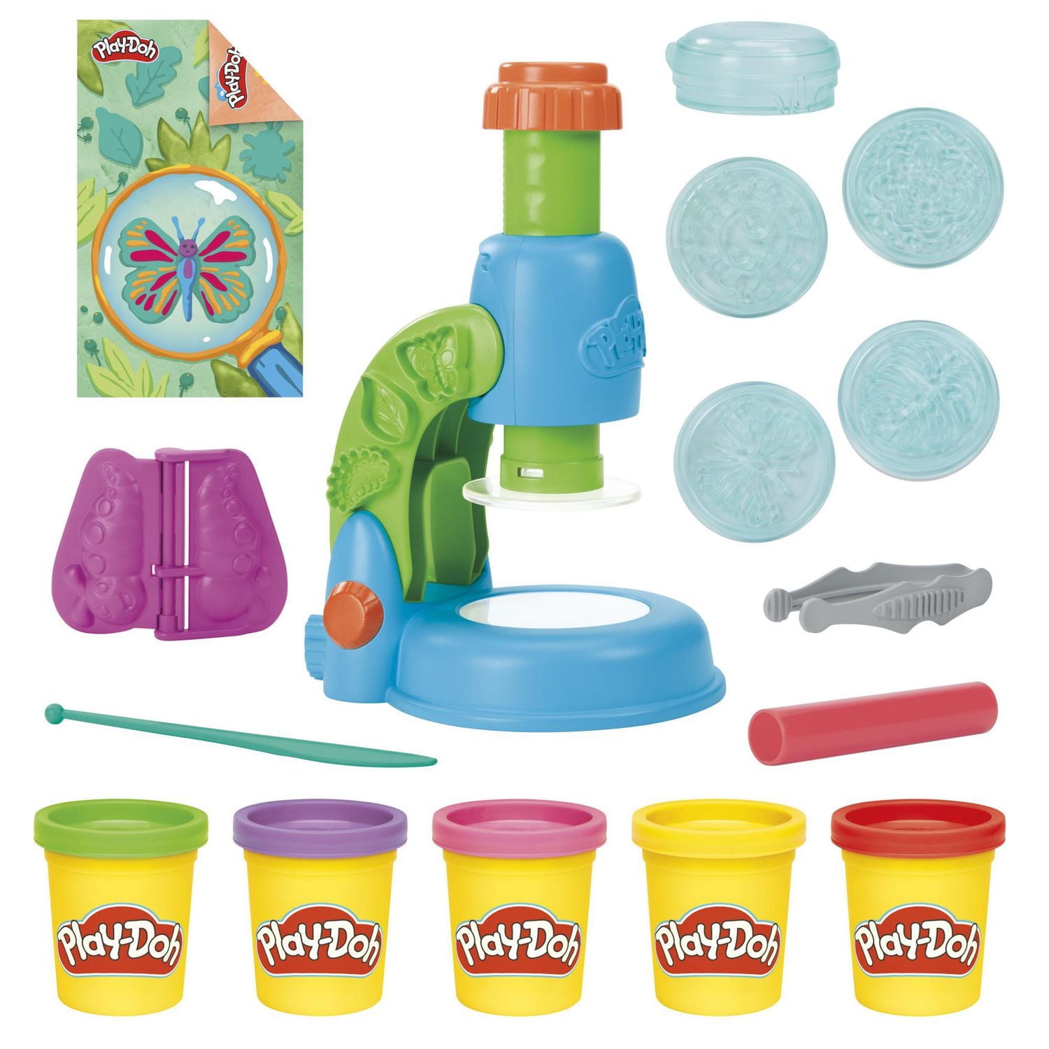 Play-Doh Light & Look Microscope Playset, Ages 3 and up