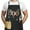 Black Halloween, variant on Holiday Apron Funny Holidays Apron Large Cooking Chef Apron for Men With Pockets Frying Aprons for Adults