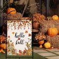 thumbnail image 3 of Fall Flags 28 X 40 Double Sided Hello Fall Pumpkin Decorative House Flags for Outside Outdoors Autumn Burlap Flags Welcome Large Flag Farmhouse Porch Lawn Decor, 3 of 6