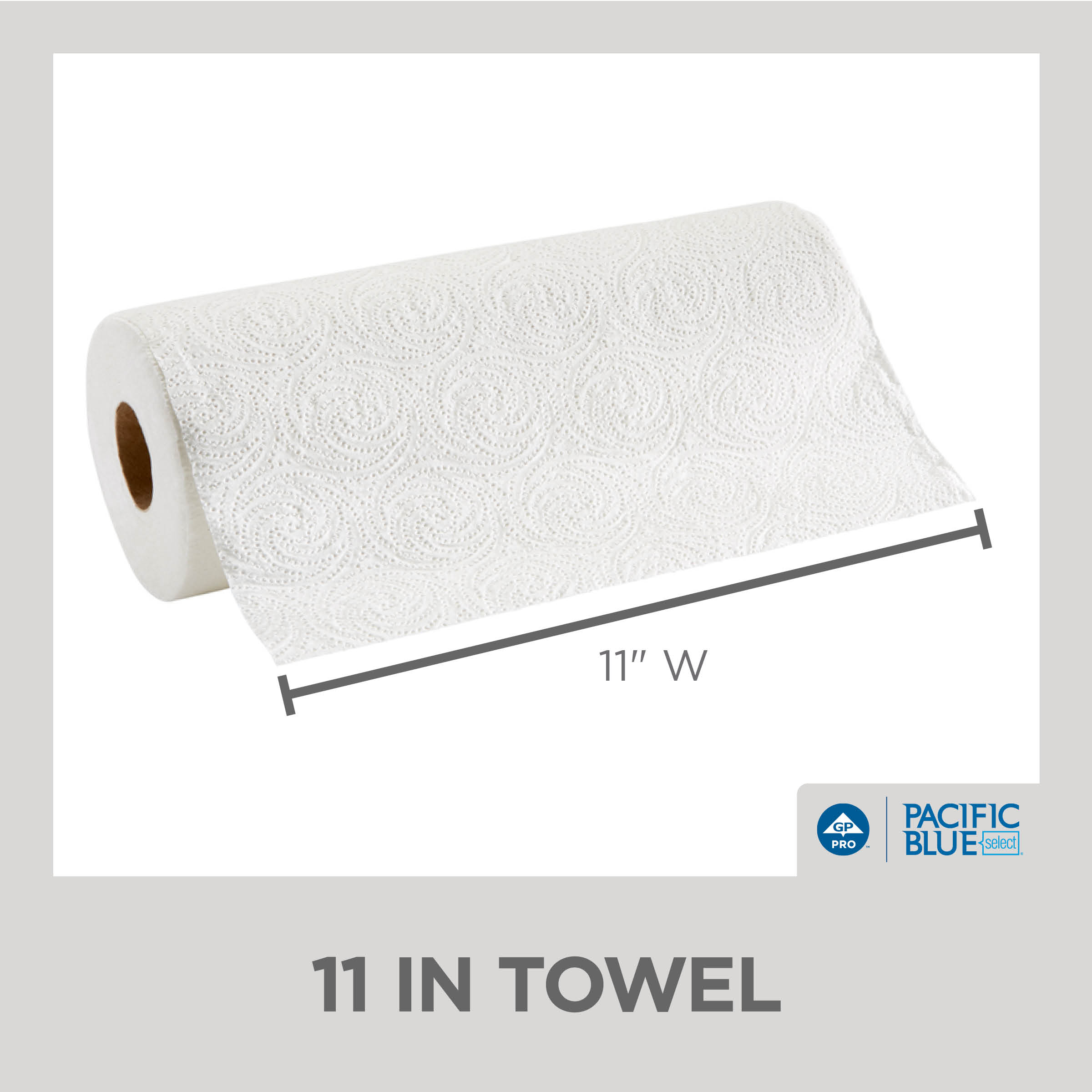 Georgia-Pacific Professional Blue Select 2-Ply Perforated Roll Paper Towels, White, 100 Sheets/Roll, 30 Rolls/Case, GP PRO 27300