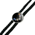 thumbnail image 2 of Solar System Planets Mercury Venus Mars Earth Moon Jupiter Saturn Uranus Neptune Western Southwest Cowboy Necktie Bow Bolo Tie, 2 of 3
