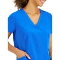 thumbnail image 2 of Hanes ComfortFit Stretch Women's and Women's Plus Vneck Rib Scrub Top, 2 of 5