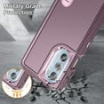 thumbnail image 5 of for Moto Edge Plus 2022 Case Moto Edge 30 Pro Case with Kickstand Case 3-Layer Military Grade Protective Case Cover Silicone Shockproof for Motorola Moto Edge Plus+ 2022 Phone Case (Purple+Pink), 5 of 17
