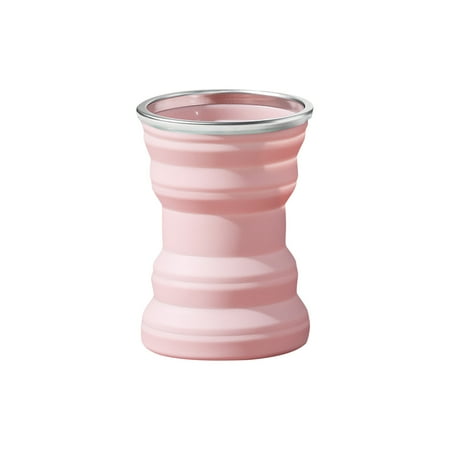 

Coffee Cups Foldable Water Bottle Reusable Leakproof Silicone Sports Travel Water Bottle