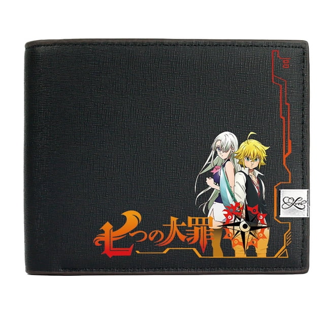 Los personajes de anime Wallet Seven Deadly Sins de Meliodas son delgados