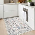 thumbnail image 3 of Balacho Floral Pattern Oriental Boho Faux Wool Area Rug, 2' x 3', Beige, 3 of 9